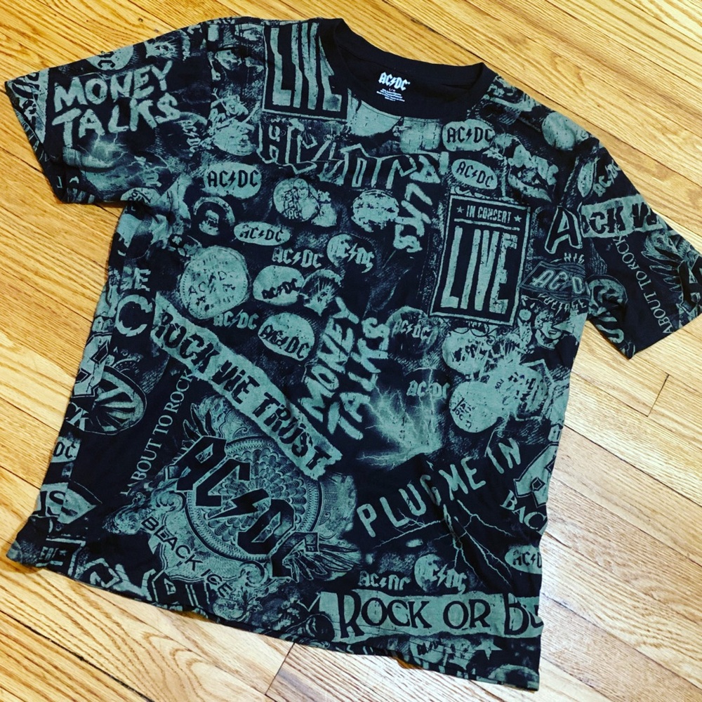 AC/DC band tee